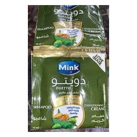 مينك دويتو شامبو و حمام كريم شريط 12 كيس